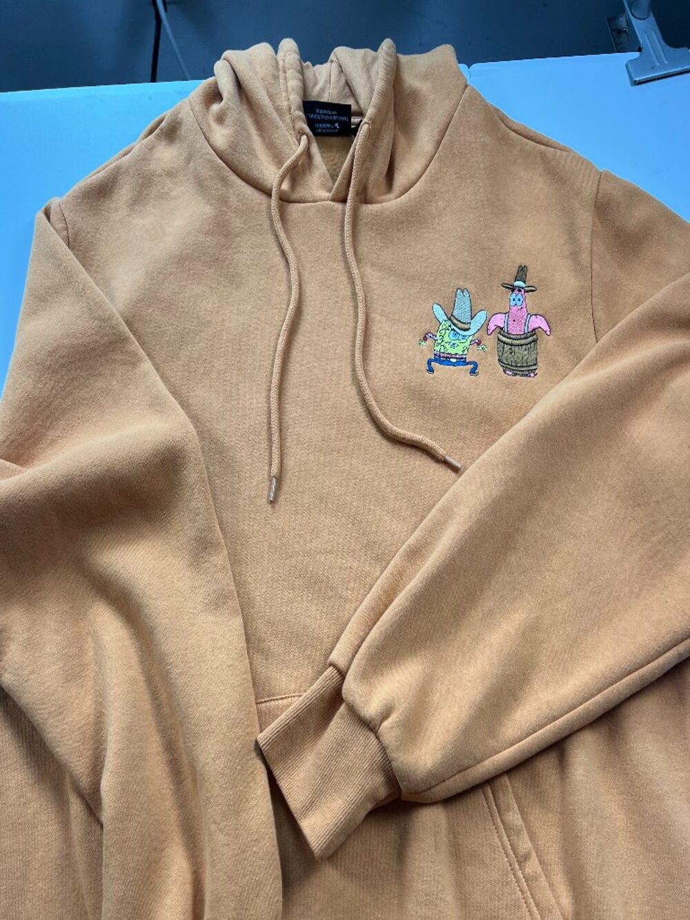 Nickelodeon Spongebob Squarepants hoodie unisex LG Wild West graphic retro